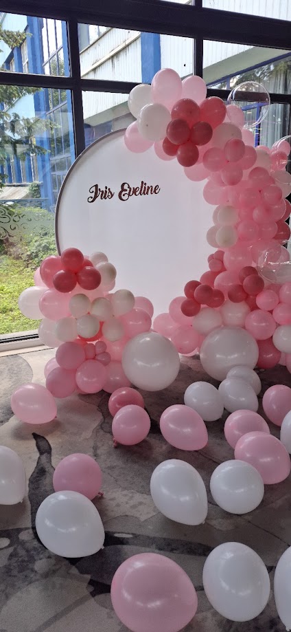 Arcada Organică Personalizată Botez/Aniversare Roz Buzău - Imagine principală